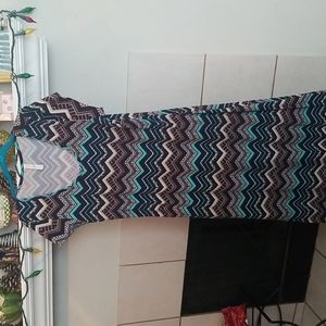 Sexy bodycon blend multi color dress.